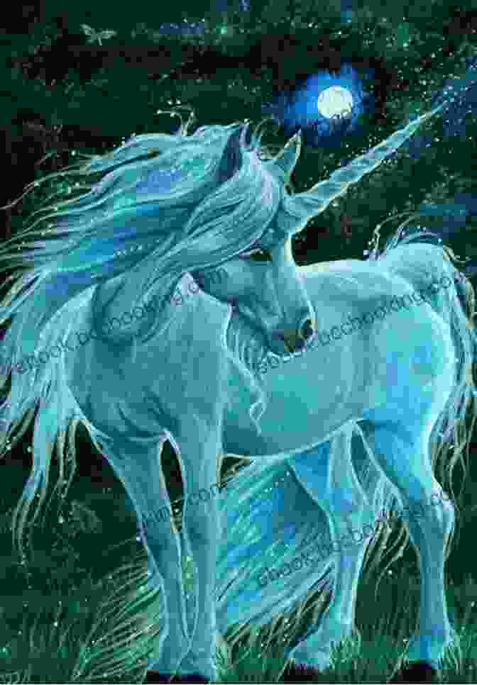 A Beautiful Illustration Of A Fairy Reading To A Unicorn Under A Moonlit Sky The Lost Unicorn: A Fairy Tale For Kids About Fairies And Unicorns (Sunshine Reading 6)