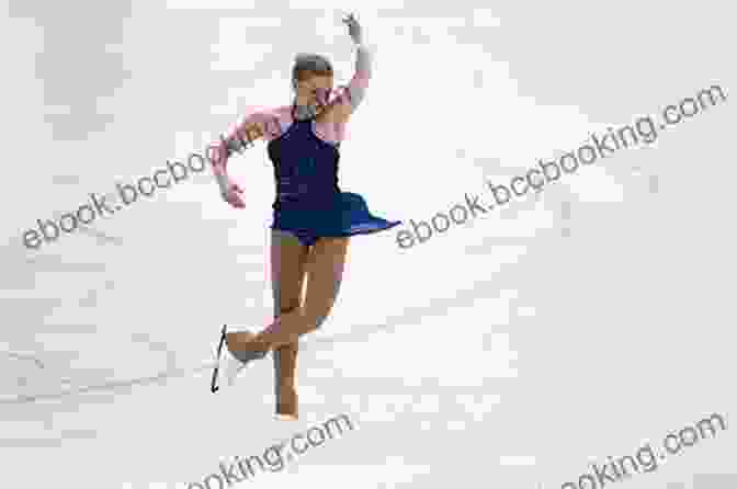 A Figure Skater Performing A Jump During A Competition Individual Sports Of The Winter Games (Gold Medal Games)