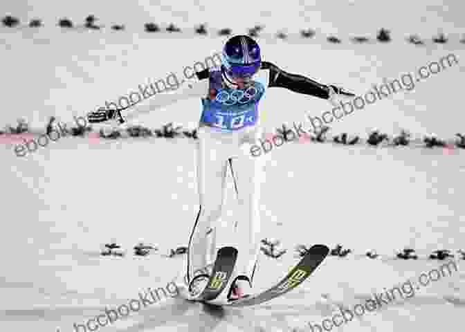 A Freestyle Skier Performing A Jump During A Competition Individual Sports Of The Winter Games (Gold Medal Games)