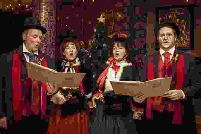A Group Of Carolers Singing The ABCs Of Christmas