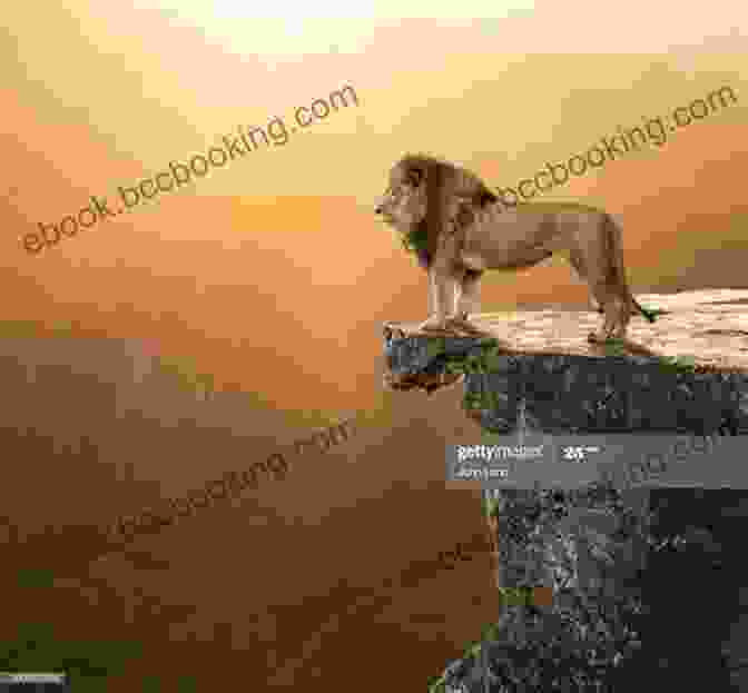 A Majestic Lion Standing Proudly On A Rock, Surveying His Kingdom Lion Kings: A Lion For Kids