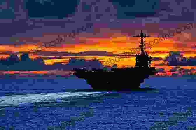 A Majestic U.S. Navy Aircraft Carrier Sails Through The Ocean, Symbolizing The Power And Legacy Of Leadership Think Lead Succeed: The Admiral Way