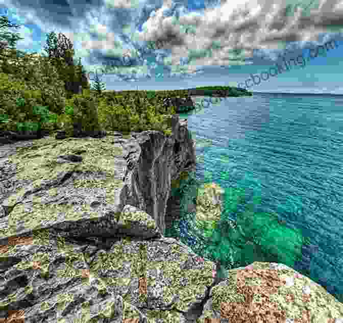A Panoramic View Of The Bruce Peninsula, With Its Rugged Cliffs, Lush Forests, And Sparkling Waters The Bury Road Girls: Tales From The Bruce Peninsula