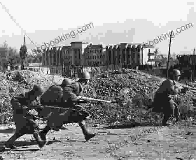 A Photo Of The Battle Of Stalingrad, With Soviet Troops Fighting In The Ruins Of The City The War Years