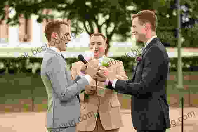A Same Sex Couple Exchanging Vows At A Wedding Ceremony The Way We Wed: A Global History Of Wedding Fashion
