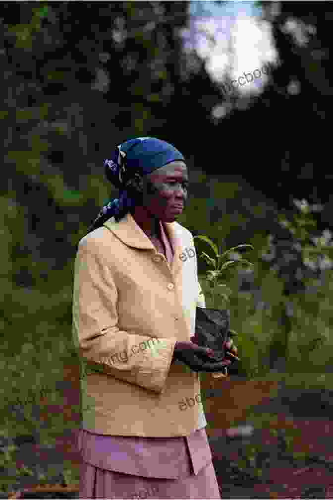 A Smiling Wangari Maathai, Surrounded By Greenery Unbowed: A Memoir Wangari Maathai