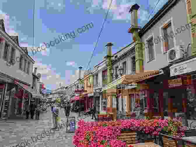 A Vibrant And Bustling Scene Of The Old Bazaar In Skopje, Macedonia The Last Summer In The Old Bazaar