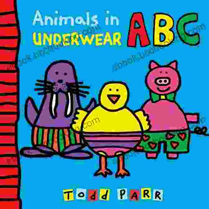 A Vibrant Book Cover Featuring A Playful Animal Character And The Title 'Over 300 Pages Ages For Kids Toddlers And Babies' ABC For Children: Over 300 Pages Ages 1 5 For Kids Toddlers And Babies