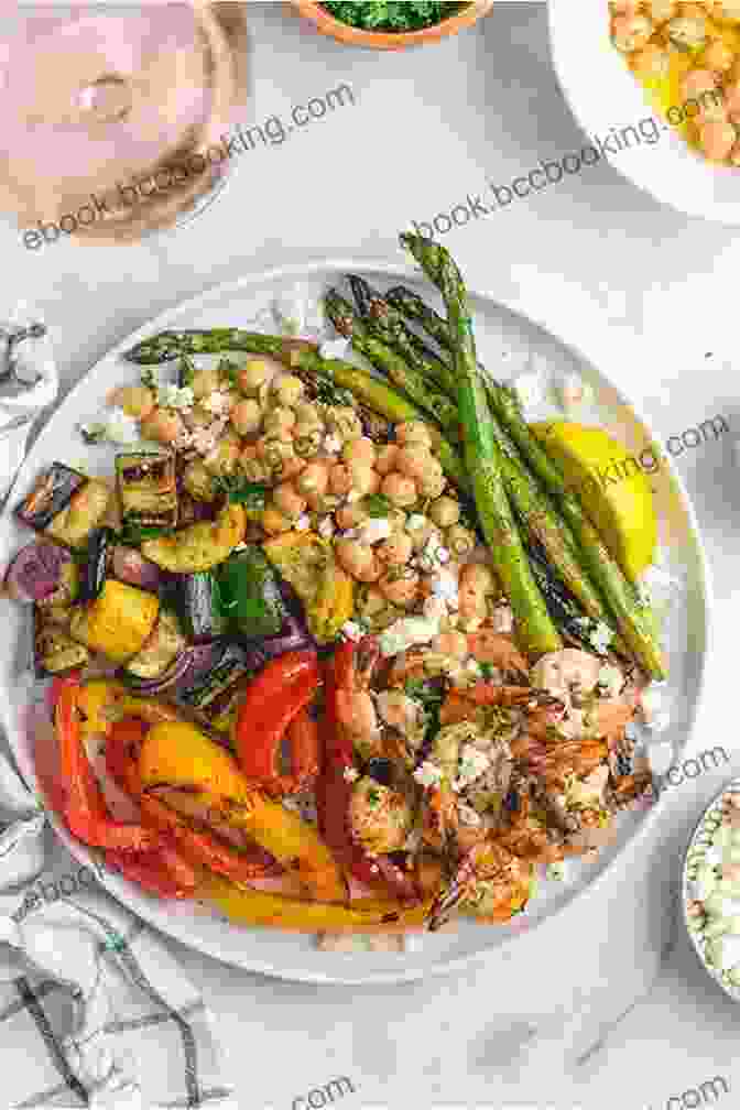 A Vibrant Spread Of Mediterranean Dishes, Featuring Grilled Seafood, Fresh Vegetables, And Aromatic Herbs. WHAT IS THE COMPLETE MEDITERRANEANDIET ?