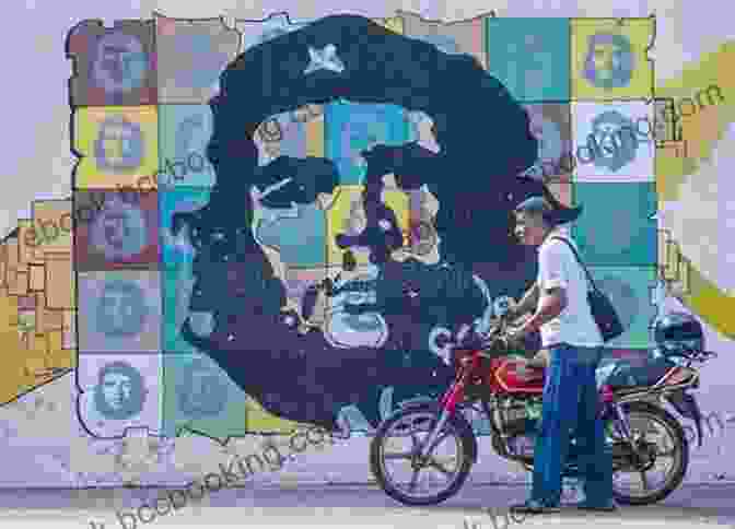 A Vintage Motorcycle Parked In Front Of A Mural Of Che Guevara Chasing Che: A Motorcycle Journey In Search Of The Guevara Legend (Vintage Departures)