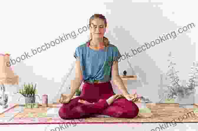 A Woman Practicing Mindfulness By Sitting In Lotus Position With Her Eyes Closed EASY SMILING: One Minute Activities To Decrease Stress And Increase Happiness