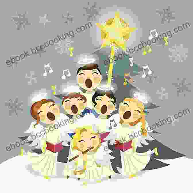 An Illustration Of Angels Singing In A Choir The ABCs Of Christmas