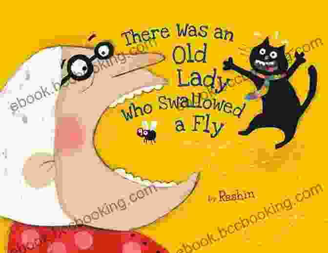 An Illustration Of The Old Lady Swallowing A Book There Was An Old Lady Who Swallowed A Spoon EBK (There Was An Old Lady Colandro )