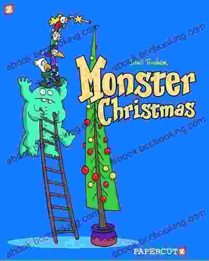 Christmas Monster To Christmas Monster Stories Book Cover A Scary Creature With Sharp Teeth And Claws Reaching Out From A Dark Forest Christmas Monster 1 To 3 (Christmas Monster Stories)