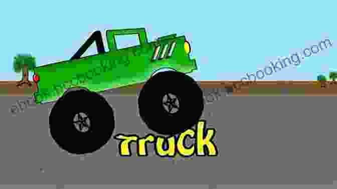 Crusher, The Giant Green Monster Truck, Racing At Full Speed Ready To Race (Blaze And The Monster Machines)