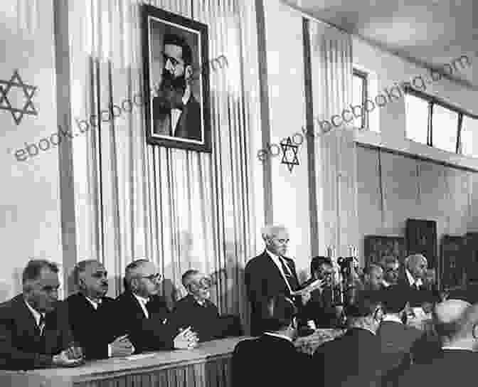 David Ben Gurion Declaring Israel's Independence A State At Any Cost: The Life Of David Ben Gurion