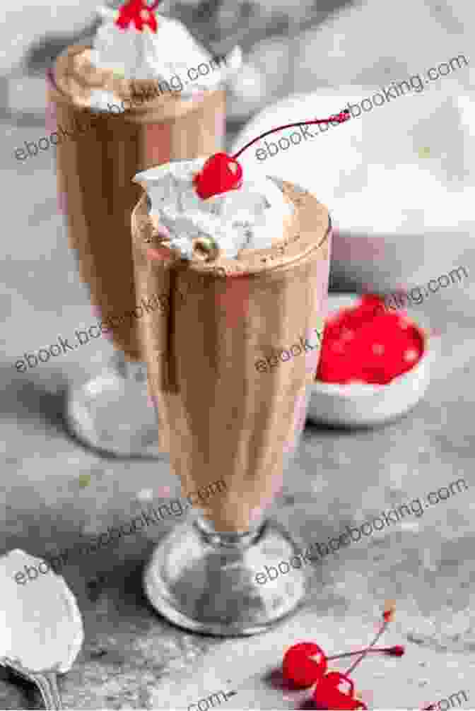 Decadent Chocolate Milkshake Topped With Whipped Cream American Diner Cookbook: Favorite Classic Diner Recipes To Make At Home