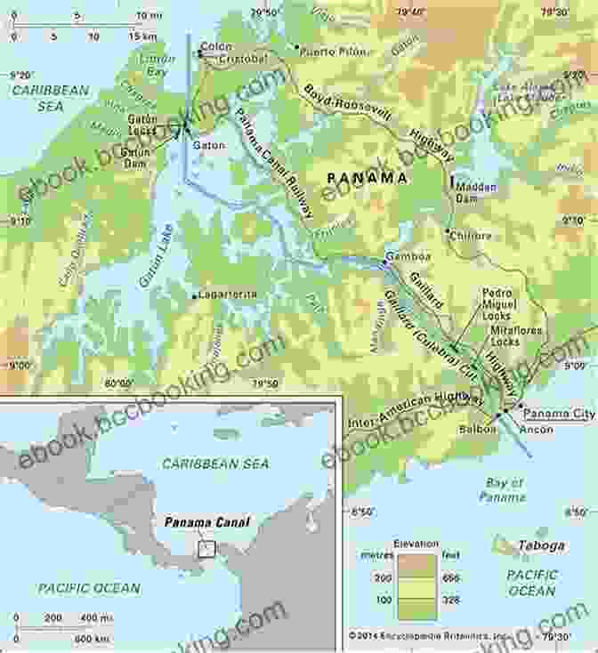 Detailed Map Of The Panama Canal, Showing Its Locks, Dams, And Route What Is The Panama Canal? (What Was?)