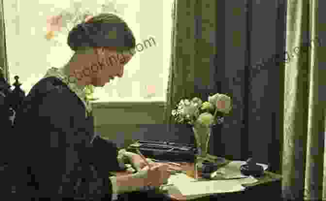 Emily Dickinson Writing At Her Desk Emily Writes: Emily Dickinson And Her Poetic Beginnings