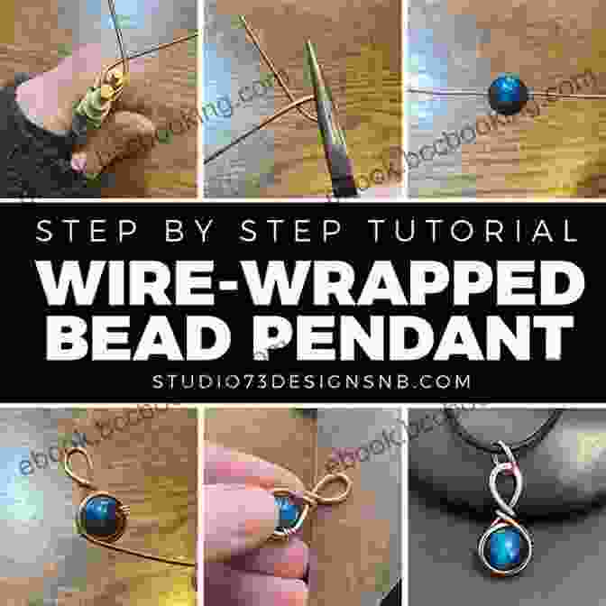 Image Of A Person Wire Wrapping A Bead Onto A Wire Fabulous Fabric Beads: Create Custom Beads And Art Jewelry