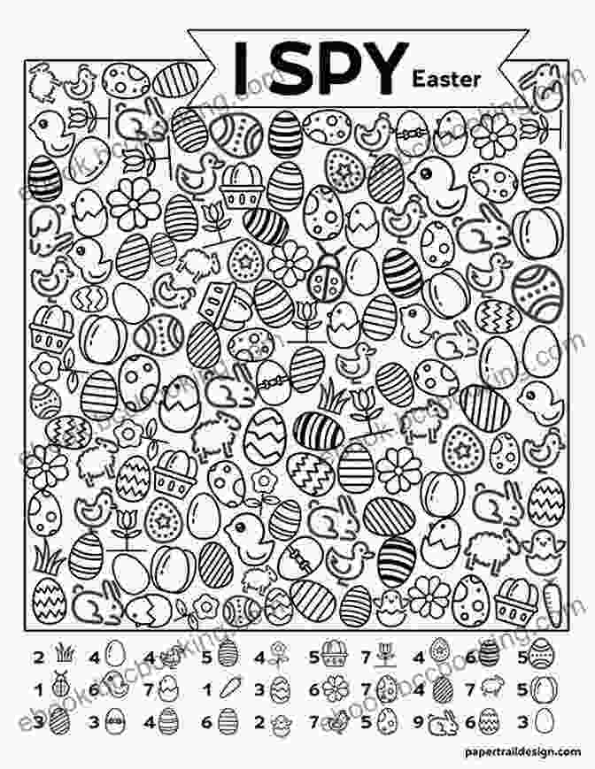 Intriguing Illustration From I Spy Easter Activity For Kids 2 5: I Spy With My Little Eyes A Z Guessing Game Fun And Educational (I Spy Activity For Kids)