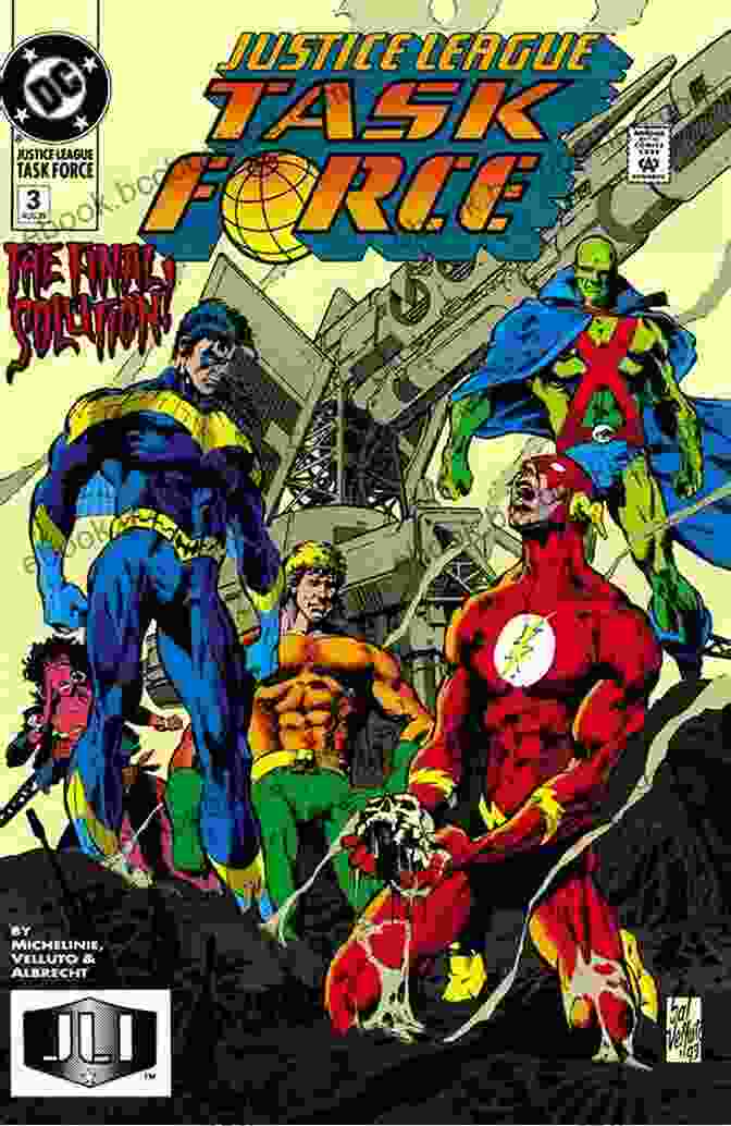 Justice League Task Force 1993 1996 #13 Comic Book Cover Justice League Task Force (1993 1996) #13