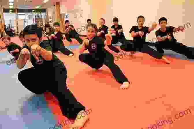 Kids Practicing Kung Fu Poses In A Martial Arts Studio Kungfu For Kids (Martial Arts For Kids)