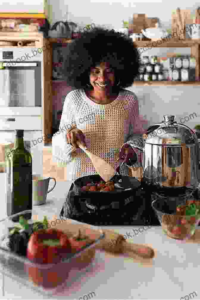 Kimberly, A Middle Aged African American Woman, Smiles Happily While Cooking In Her Kitchen Oh Gussie : Cooking And Visiting In Kimberly S Southern Kitchen