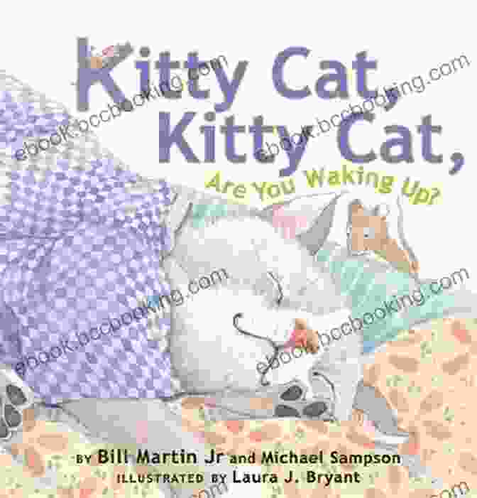 Kitty Cat Kitty Cat Are You Waking Up Book Cover Featuring A Sleeping Kitten On A Blue Background Kitty Cat Kitty Cat Are You Waking Up?