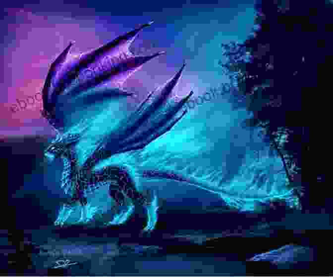Luna Standing Face To Face With A Majestic Dragon, Its Fiery Breath Illuminating The Night Sky Fiery Night Nick Bruel