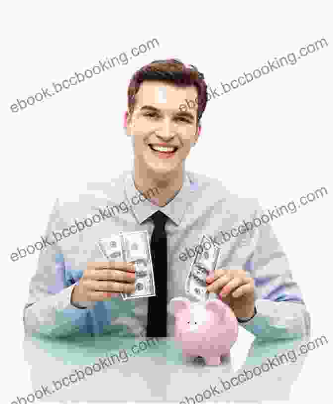 Man Putting Money In A Piggy Bank Simple Choices Big Rewards In Money