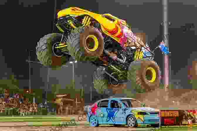 Monster Truck Performing A Thrilling Stunt ThunderTrucks : Monster Truck Myths