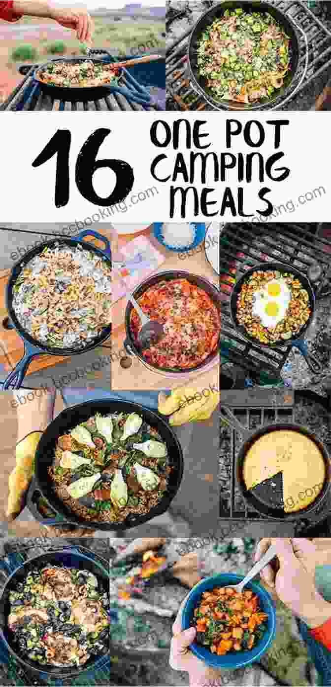 One Pot Meals Camping Cookbook Cover One Pot Meals Camping Cookbook: Quick And Easy One Pot Recipes For Soups Stews Pasta Rice Beans And More (Camp Cooking)