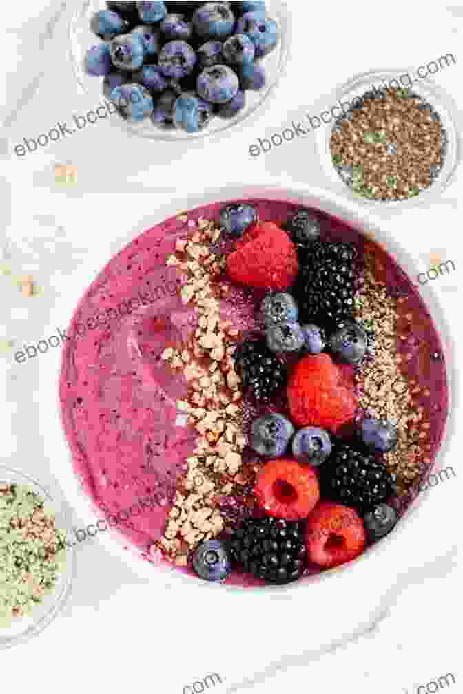 Photo Of A Vibrant And Refreshing Fruit Smoothie Bowl A Little Cook For A Little Girl