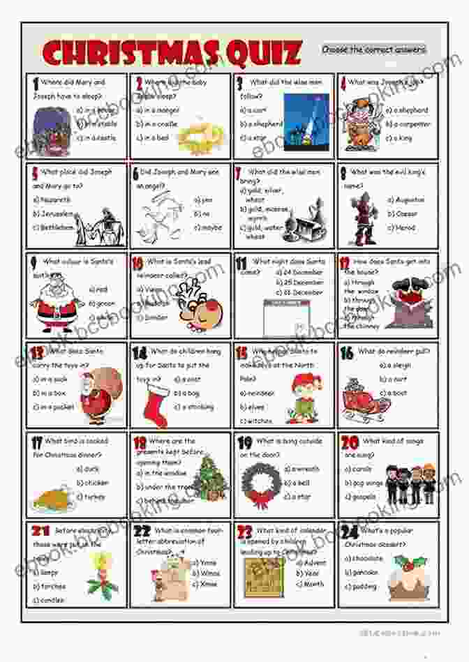Quiz Christmas For Children Puzzle Page QUIZ: Christmas For Children Pamela Newkirk