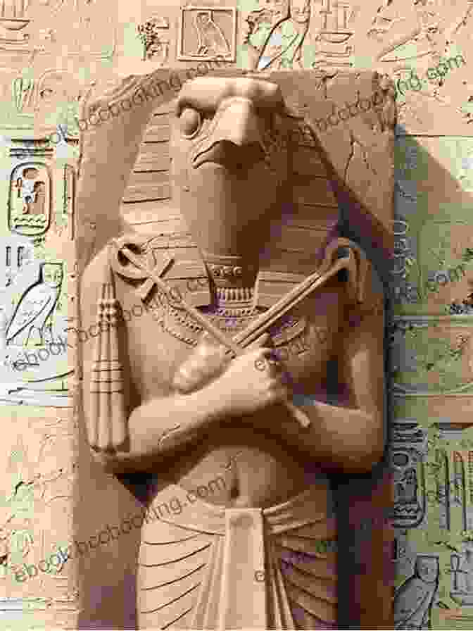Ra, The Egyptian Sun God, Depicted As A Man With A Falcon Head Wearing The Solar Disk Gods And Goddessess Of Ancient Egypt: Major Deities Of Egyptian Mythology
