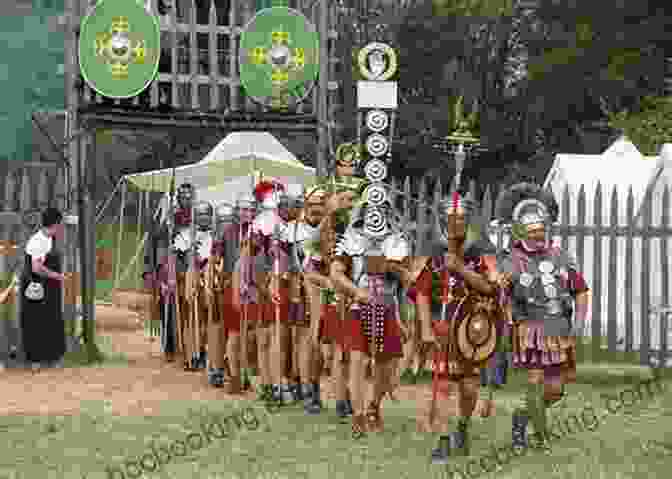 Reenactment Of Roman Legionaries Demonstrating Their Formidable Military Prowess Ancient Rome (Surviving History)