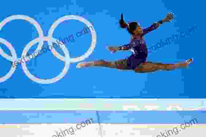 Simone Biles Performing A Gymnastics Routine Individual Sports Of The Summer Games (Gold Medal Games)