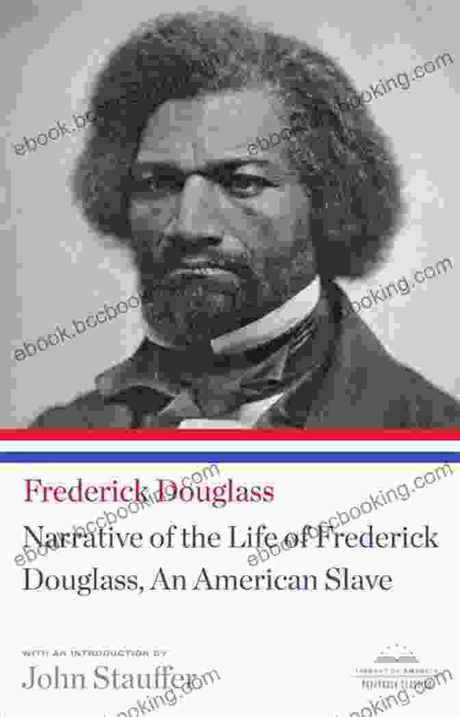 Slave, Brave And Free Book Cover Depicting Frederick Douglass In A Determined Pose, Breaking Chains Slave Brave And Free