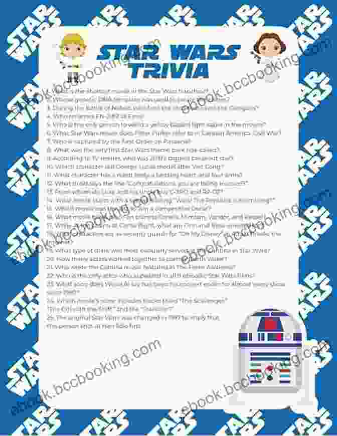 Star Wars 650 Questions Episode VI Trivia Quiz Book Cover Star Wars 650+ Questions Episode I VI Trivia Quiz Book: All Questions Answers Of Star Wars Episode 1 6 For Fans