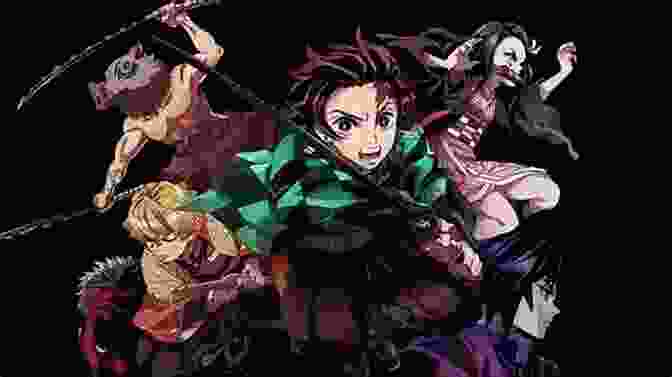 Tanjiro, Nezuko, Zenitsu, And Inosuke Fighting Alongside Other Demon Slayers Against A Horde Of Demons. Demon Slayer: Kimetsu No Yaiba Vol 10: Human And Demon