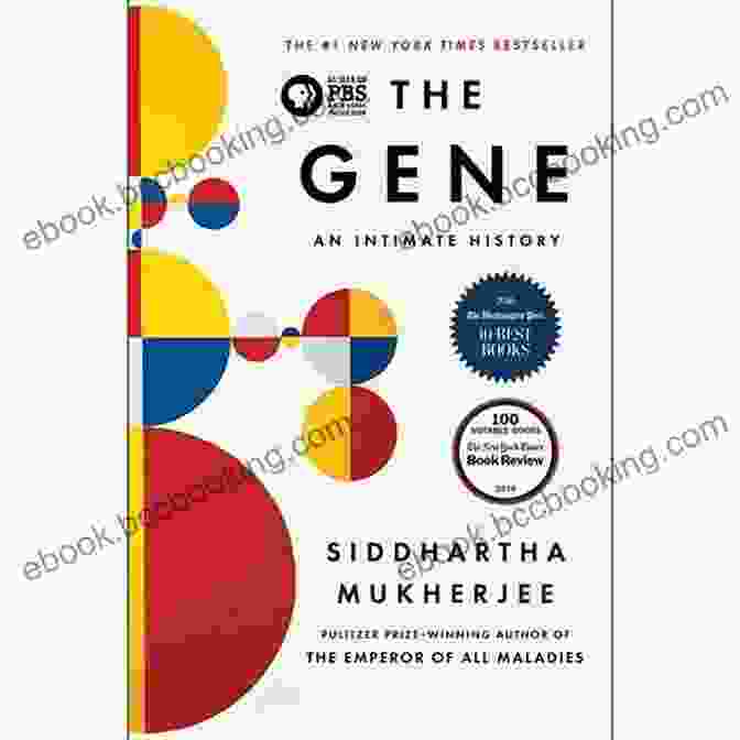 The Gene, An Intimate History Book Cover Featuring A Vibrant Double Helix The Gene: An Intimate History