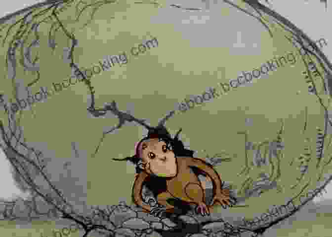 The Monkey King Emerges From A Stone Egg, Ready To Embark On His Quest. The Journey To The West Birth Of The Monkey King