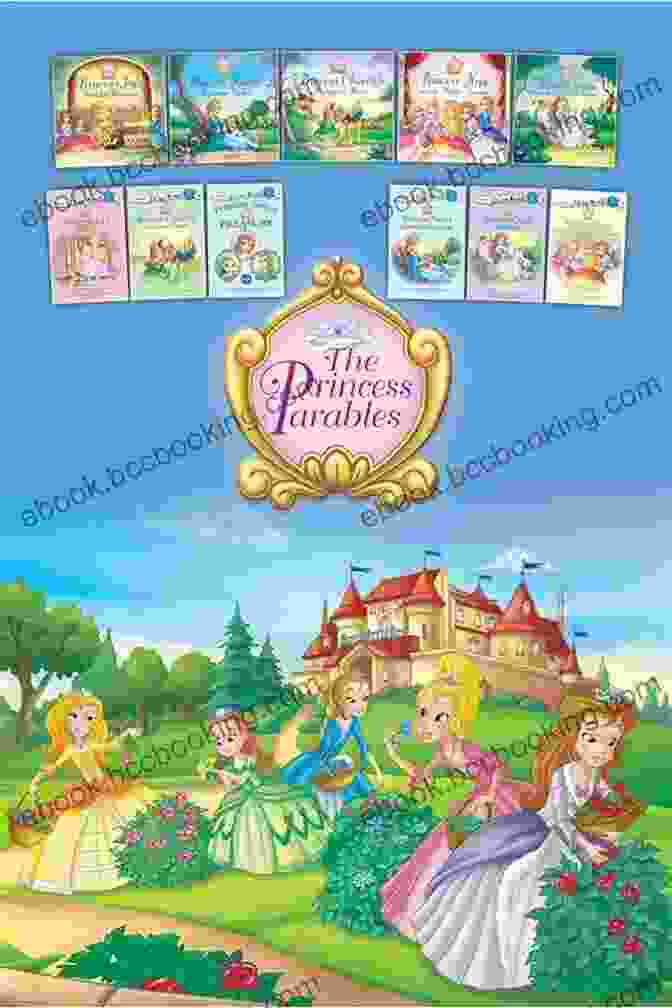 The Princess Parables Book Cover Featuring A Majestic Castle And A Group Of Smiling Princesses A Royal Christmas To Remember (The Princess Parables)