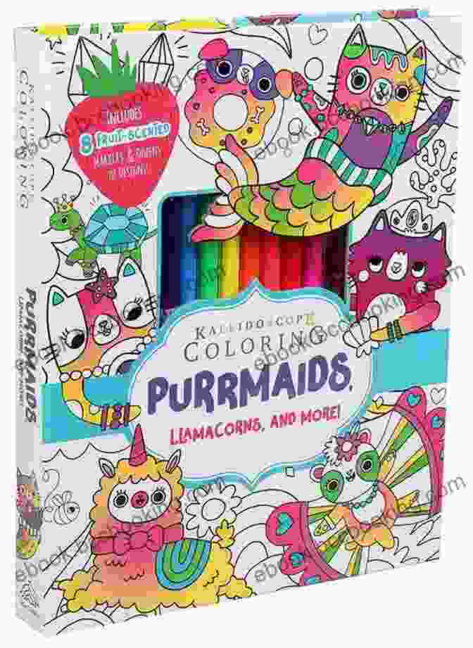 The Purrmaids Surrounded By A Kaleidoscope Of Colors And Shapes, Representing The Boundless Power Of Imagination. Purrmaids #12: Party Animals Nick Bruel