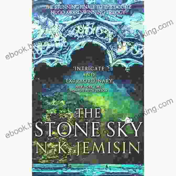 The Stone Sky Book Cover Featuring A Woman With Glowing Eyes And A Shattered Orb In Her Hand The Stone Sky (The Broken Earth 3)