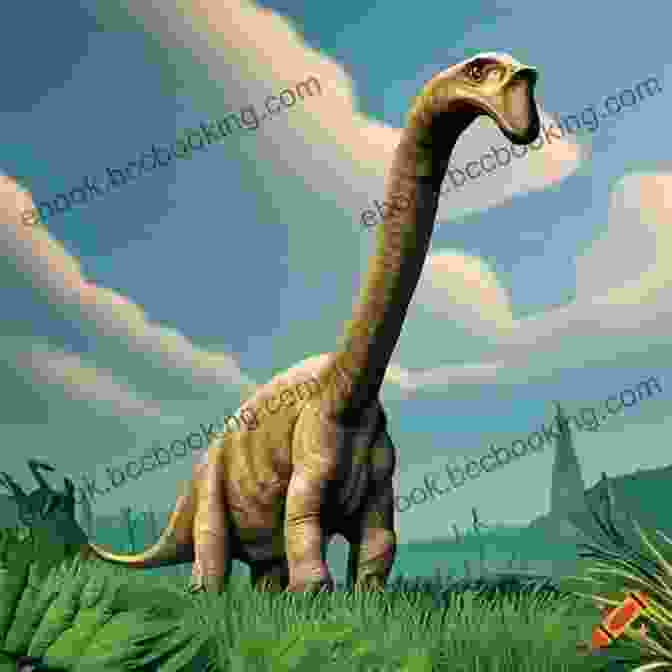 The Young Explorers Stand Next To A Towering Brachiosaurus In A Lush Jurassic Landscape The Secret Explorers And The Jurassic Rescue
