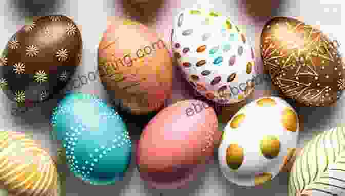 Vibrant Easter Eggs Decorated In Intricate Patterns Wonder Of Easter