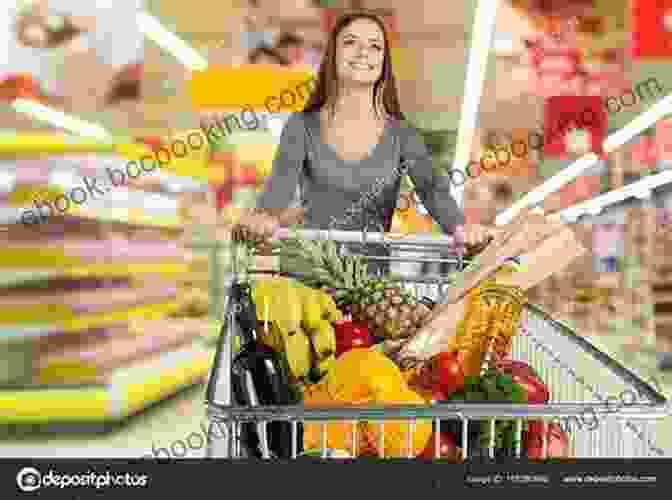 Woman Pushing A Shopping Cart In A Store Simple Choices Big Rewards In Money